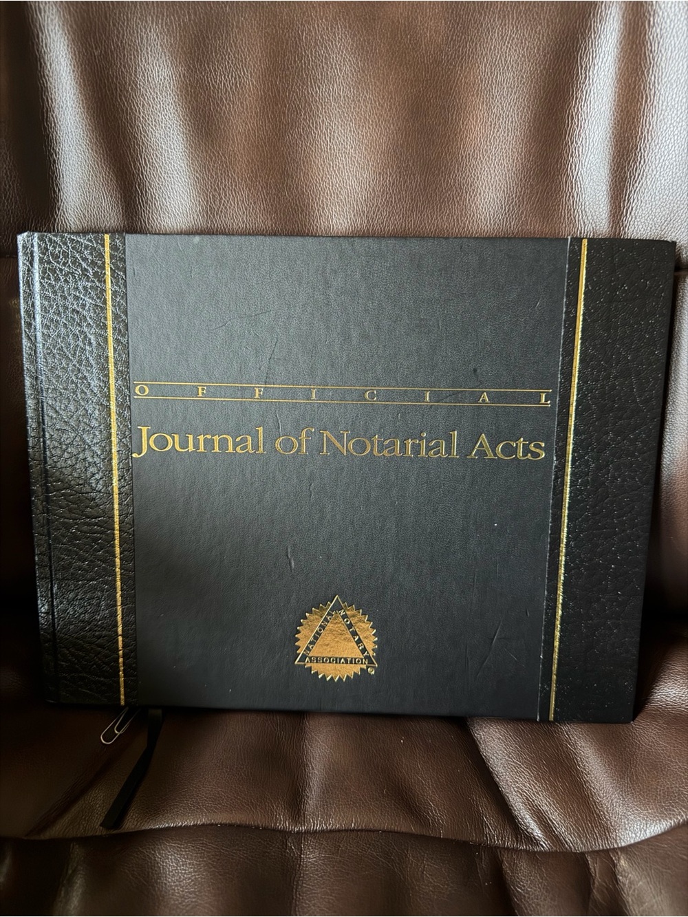 Official Journal of Notarial Acts - Black